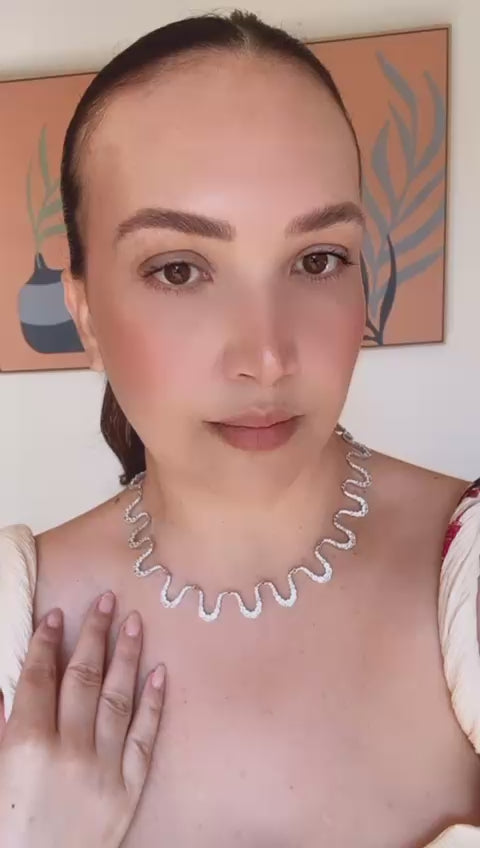 Colar Riviera Chevron