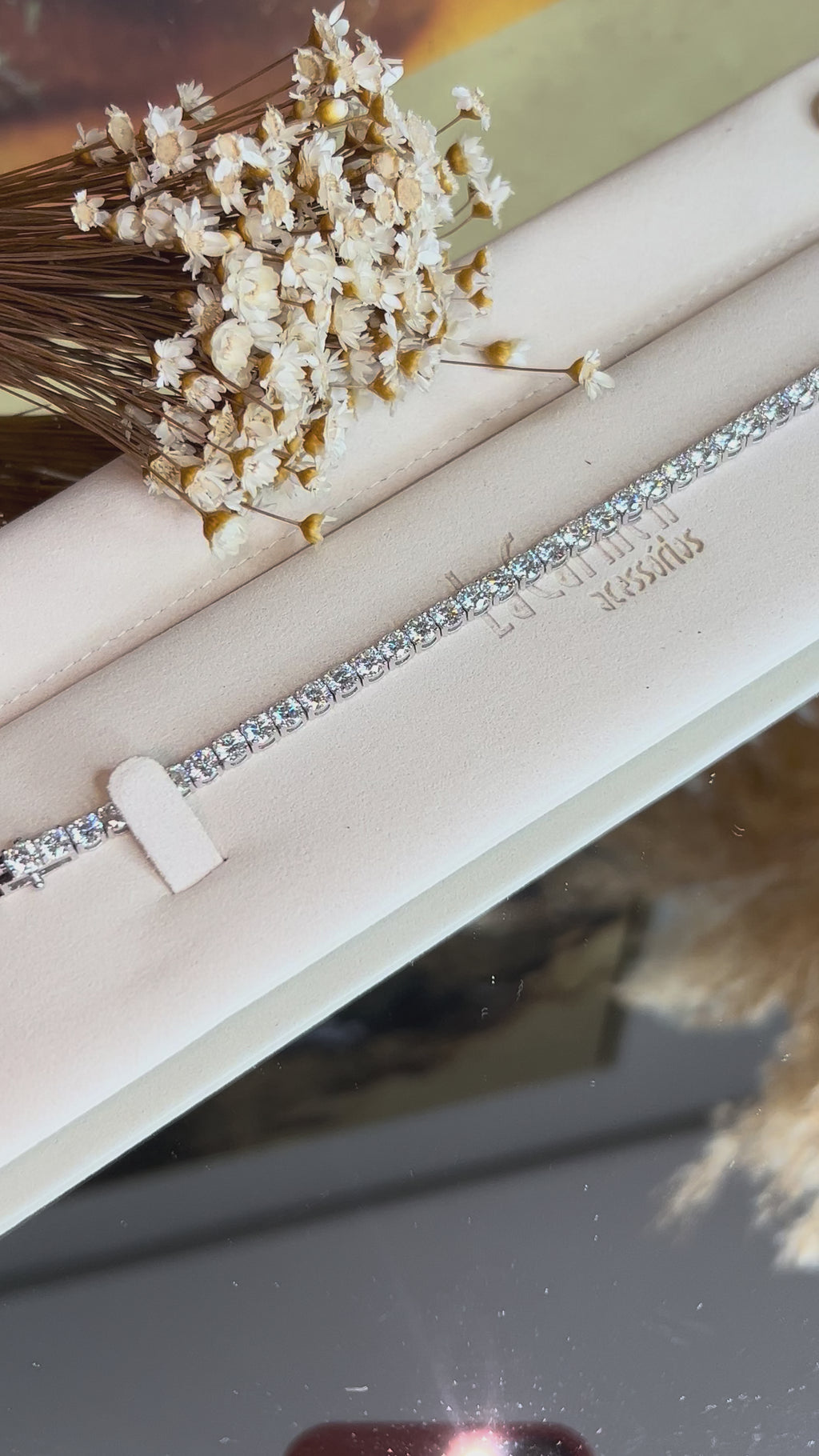 Pulseira Riviera Moissanite 4.0 mm 0,3CT 17,5cm (30 pontos)