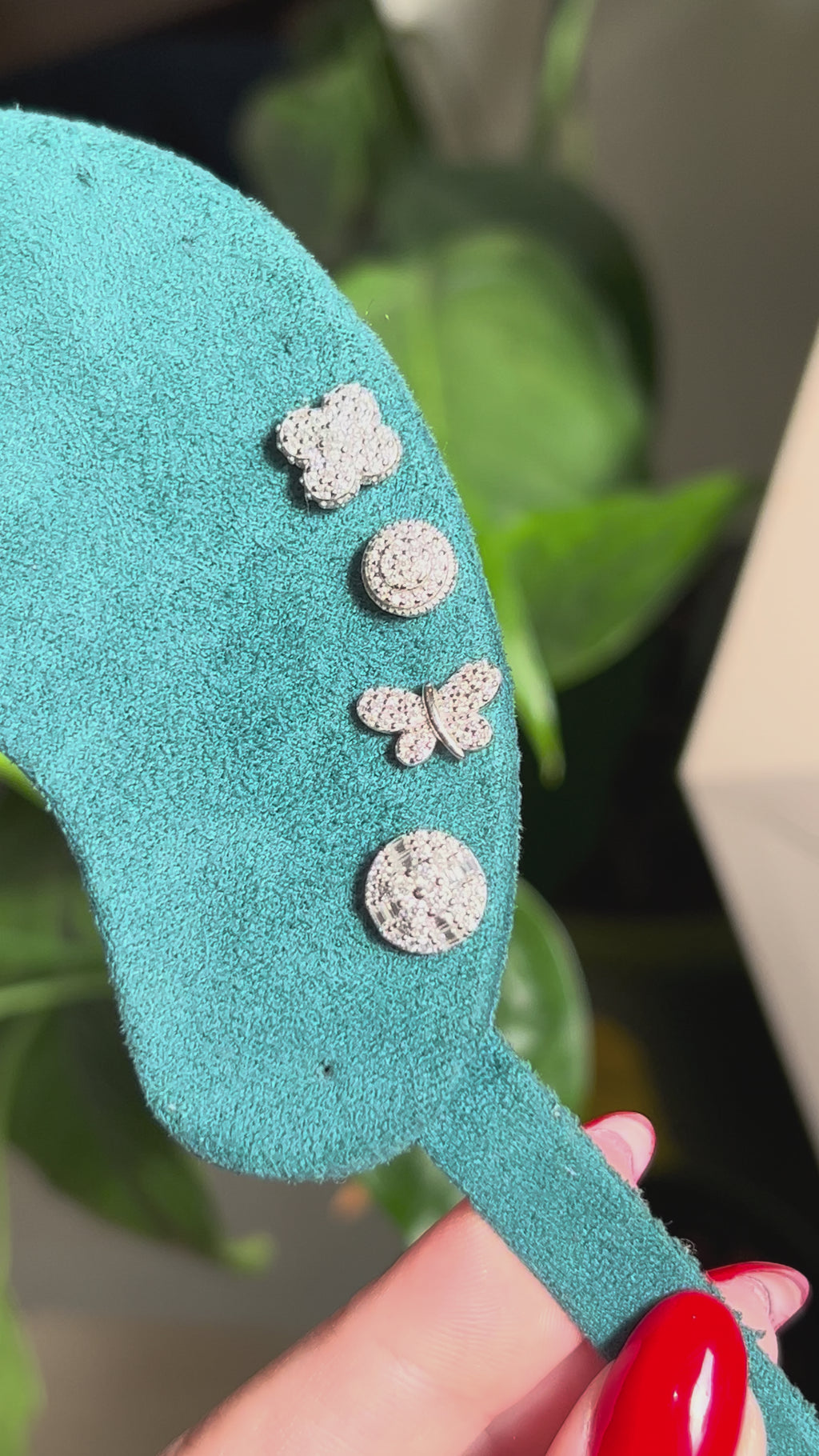 Brinco Trevo Moissanite 0,88CT