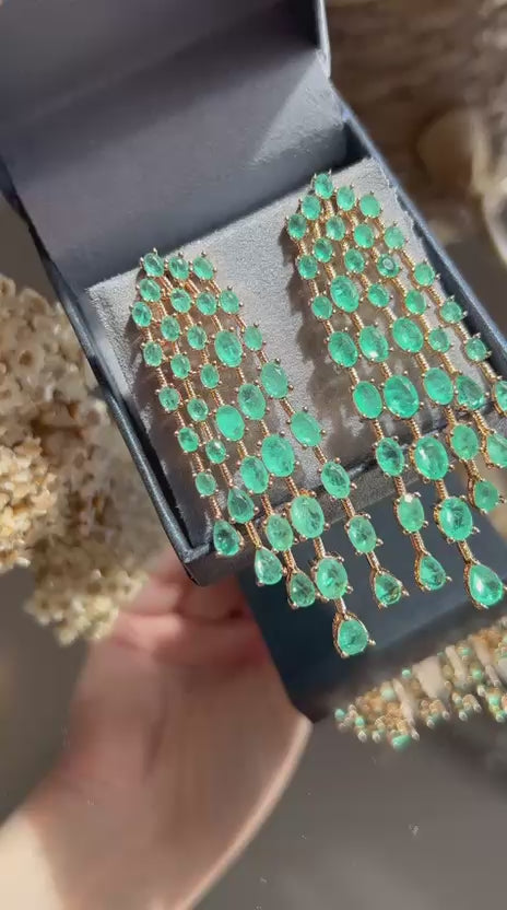 Brinco Chay Turmalina Dourado