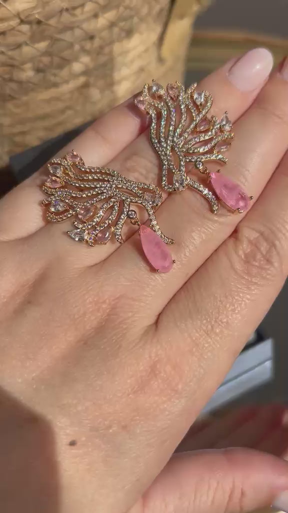 Brinco Laila Rosa