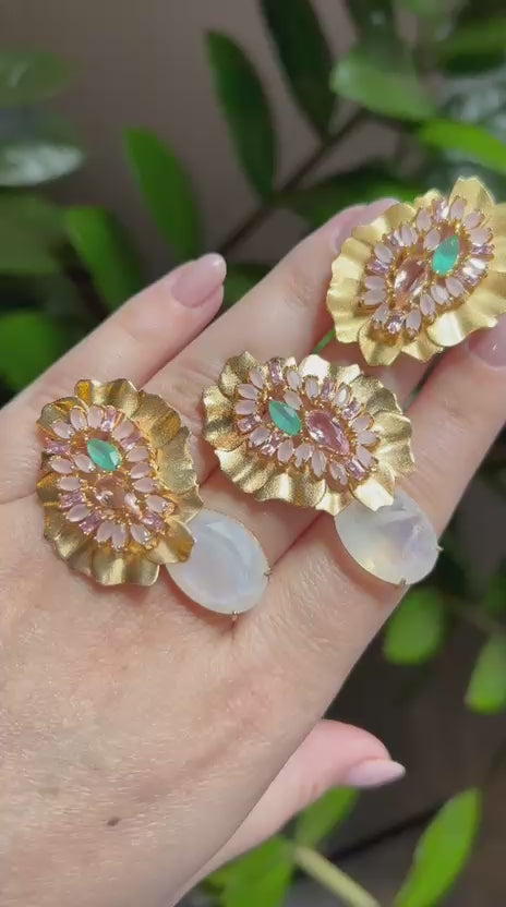 Conjunto Organico Quartzo Branco