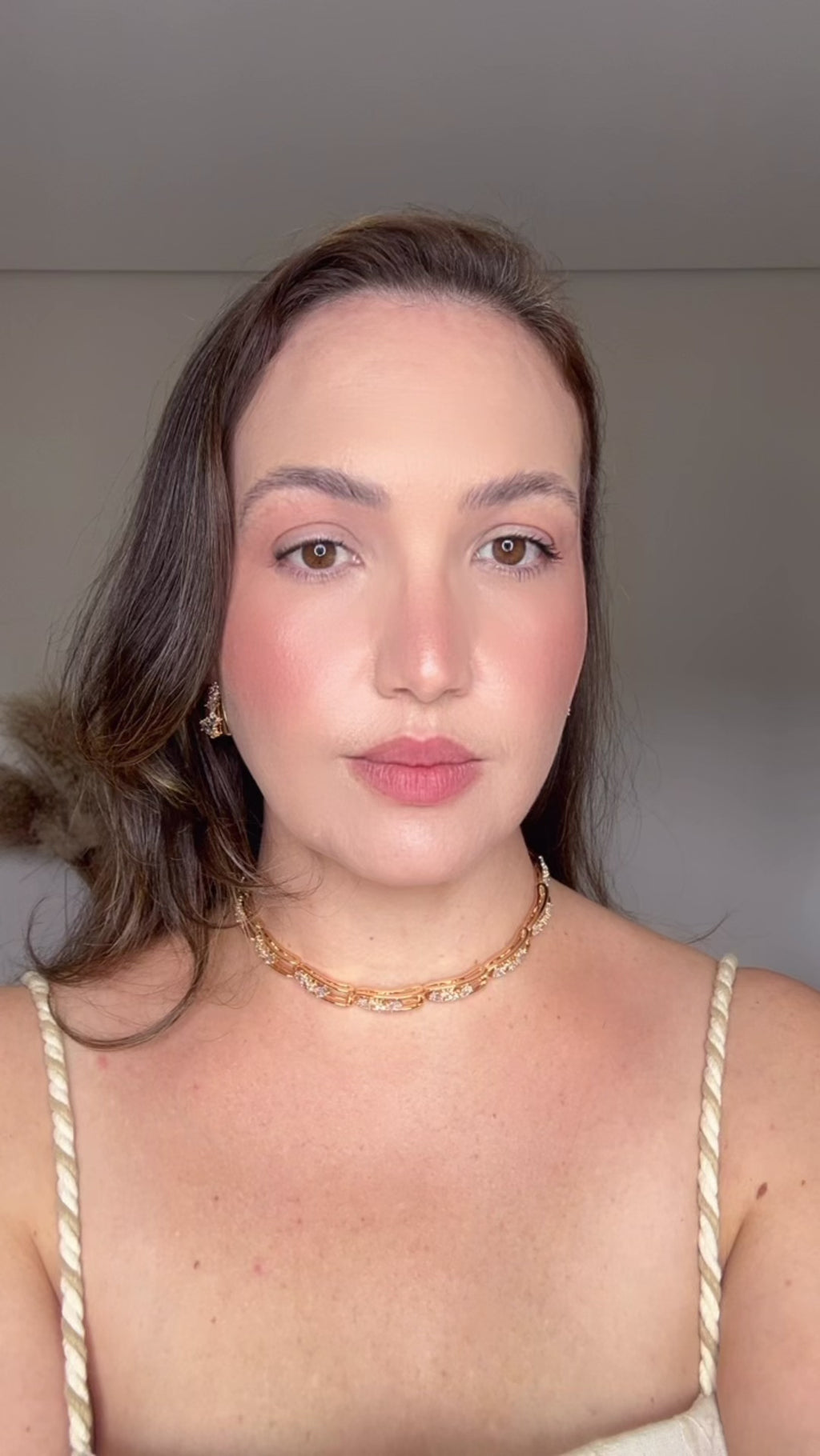 Conjunto Brinco e Colar Choker