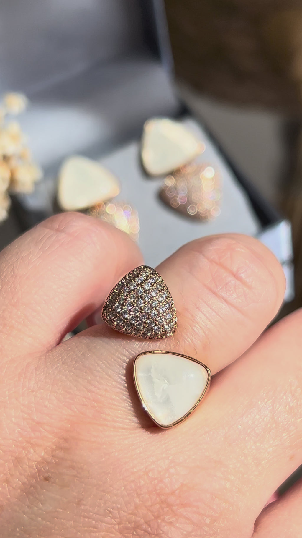 Conjunto Triângulo Cravação