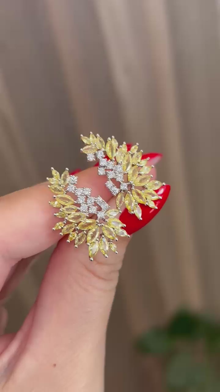 EarCuff Navetes Fancy Yellow