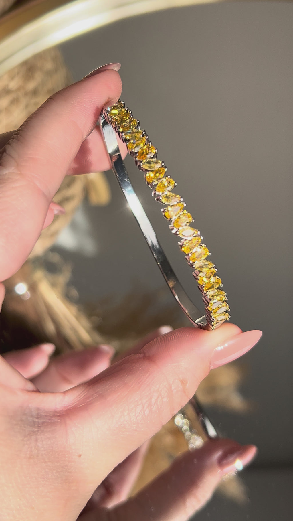 Bracelete Vivi Gotas Fancy Yellow