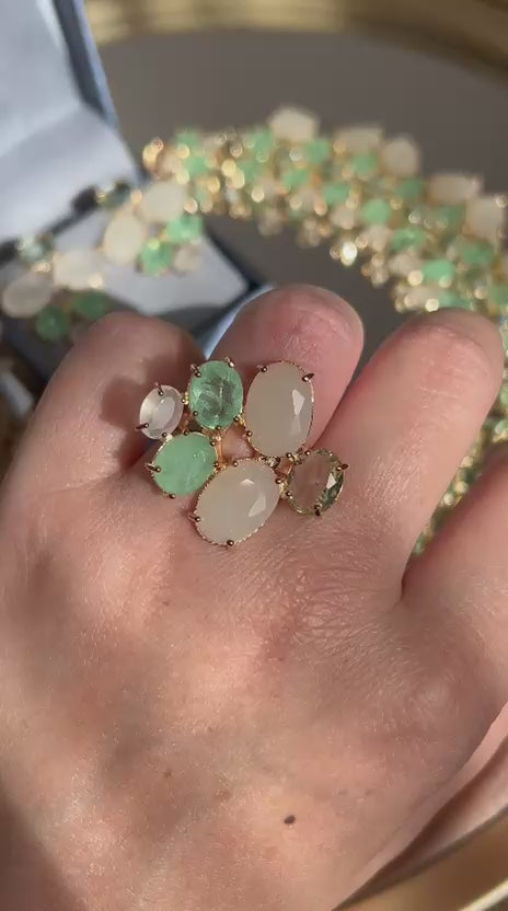 Conjunto 3 Peças Imperial Quartzo Verde