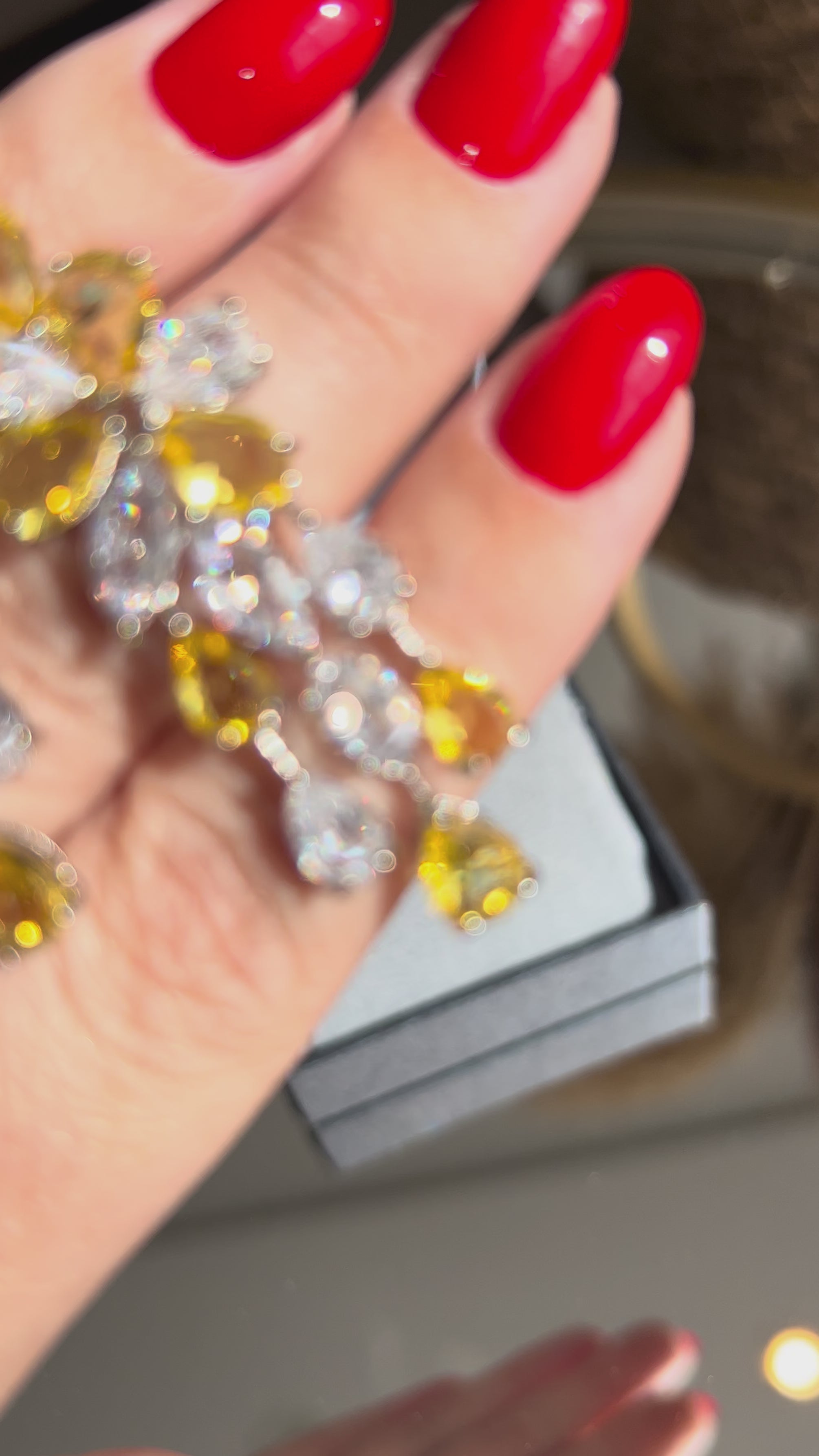 Brinco Lavínea Fancy Yellow