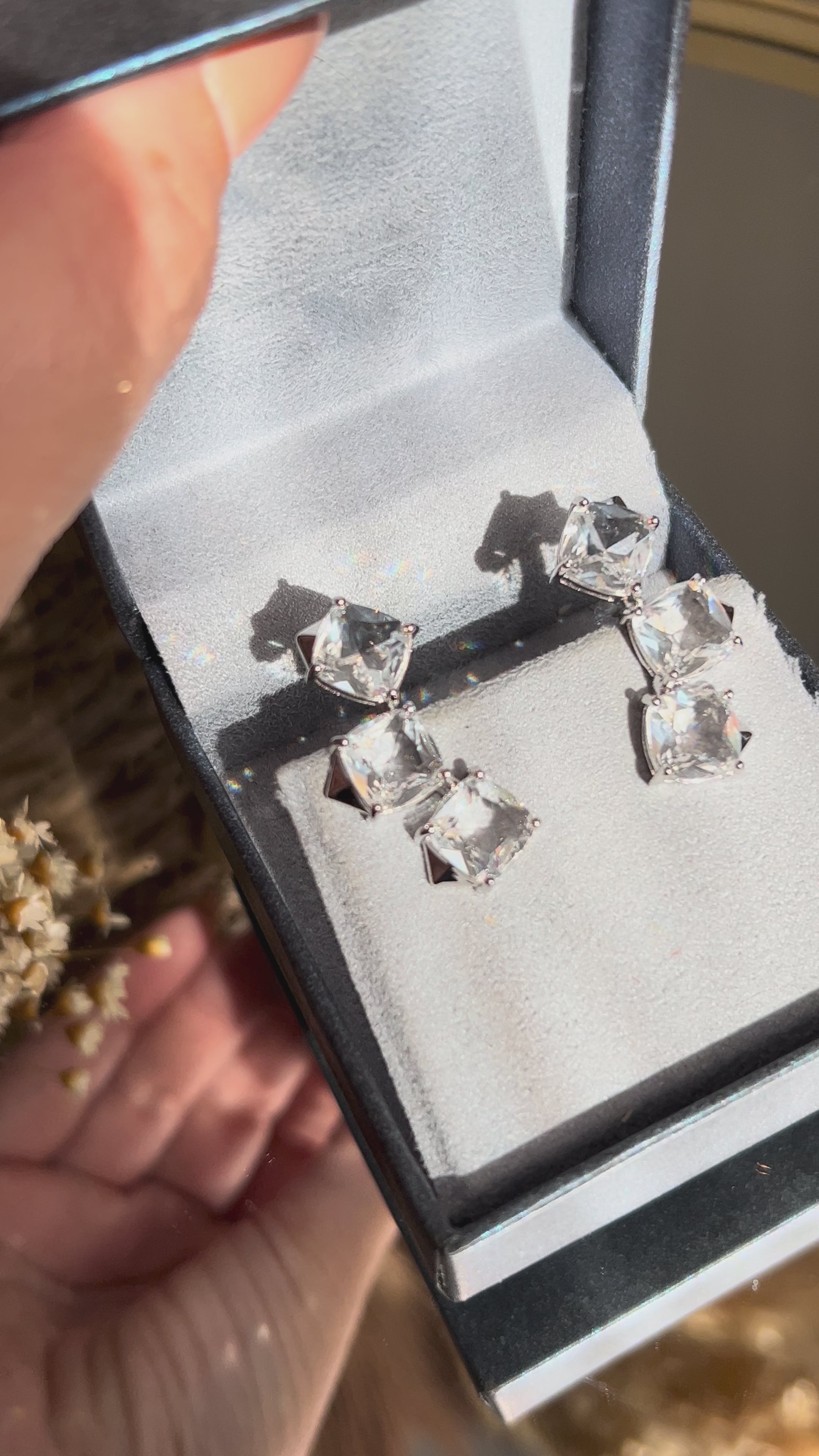 Brinco EarCuff Cristais