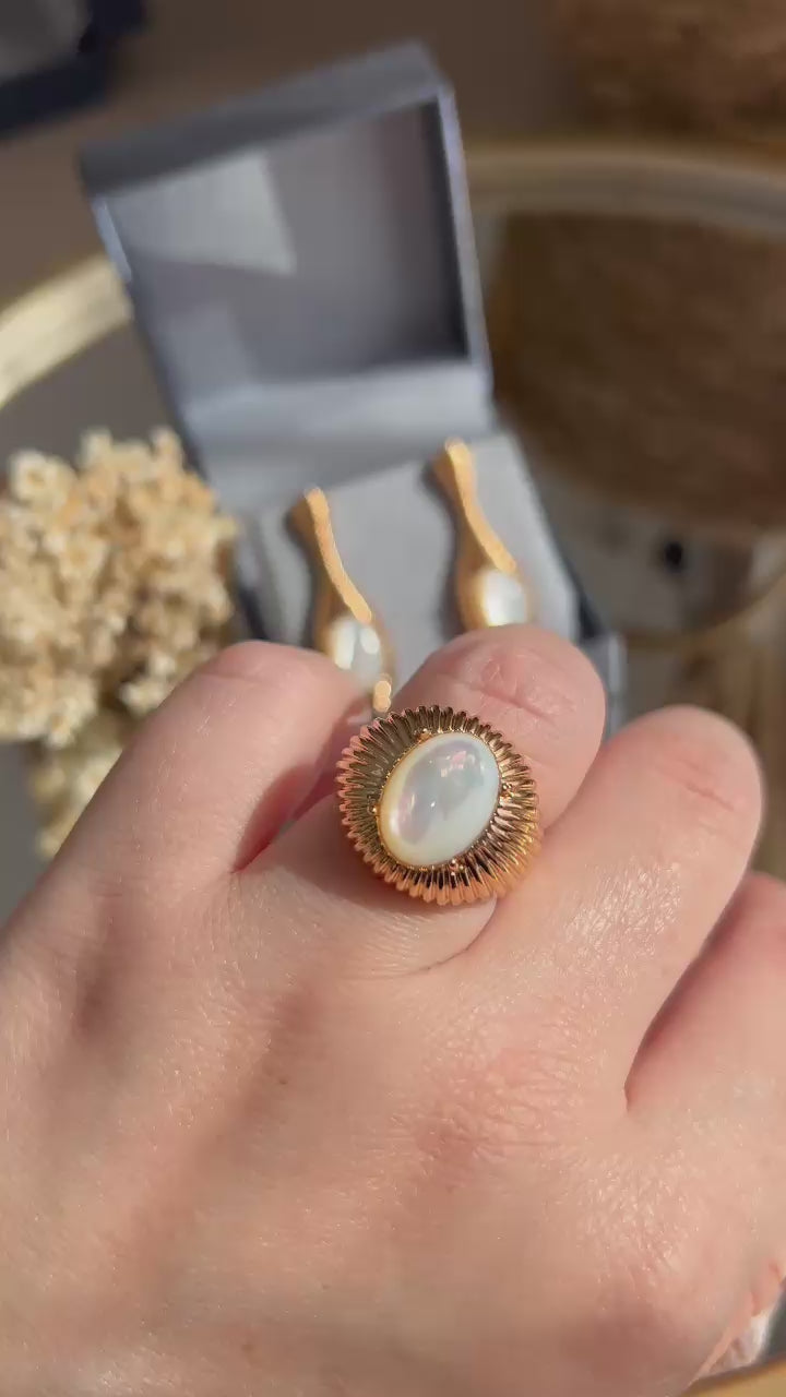 Conjunto Brinco e Anel Viviane