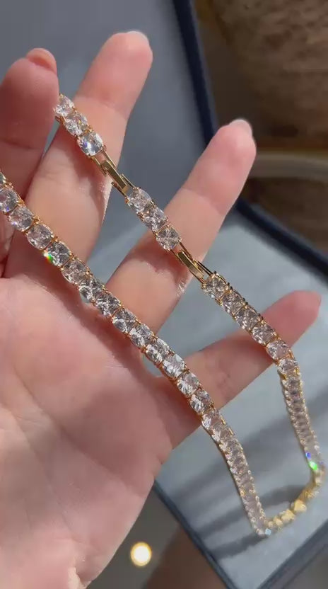 Colar Riviera Square Dourada