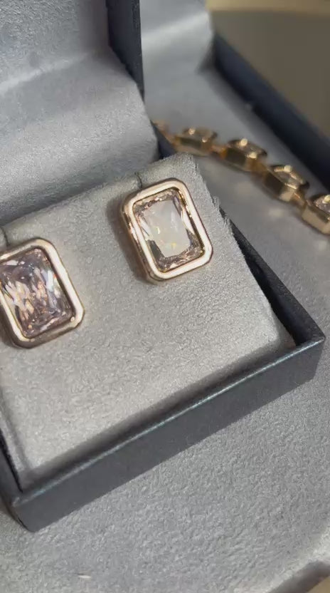 Conjunto Square Cravação Inglesa