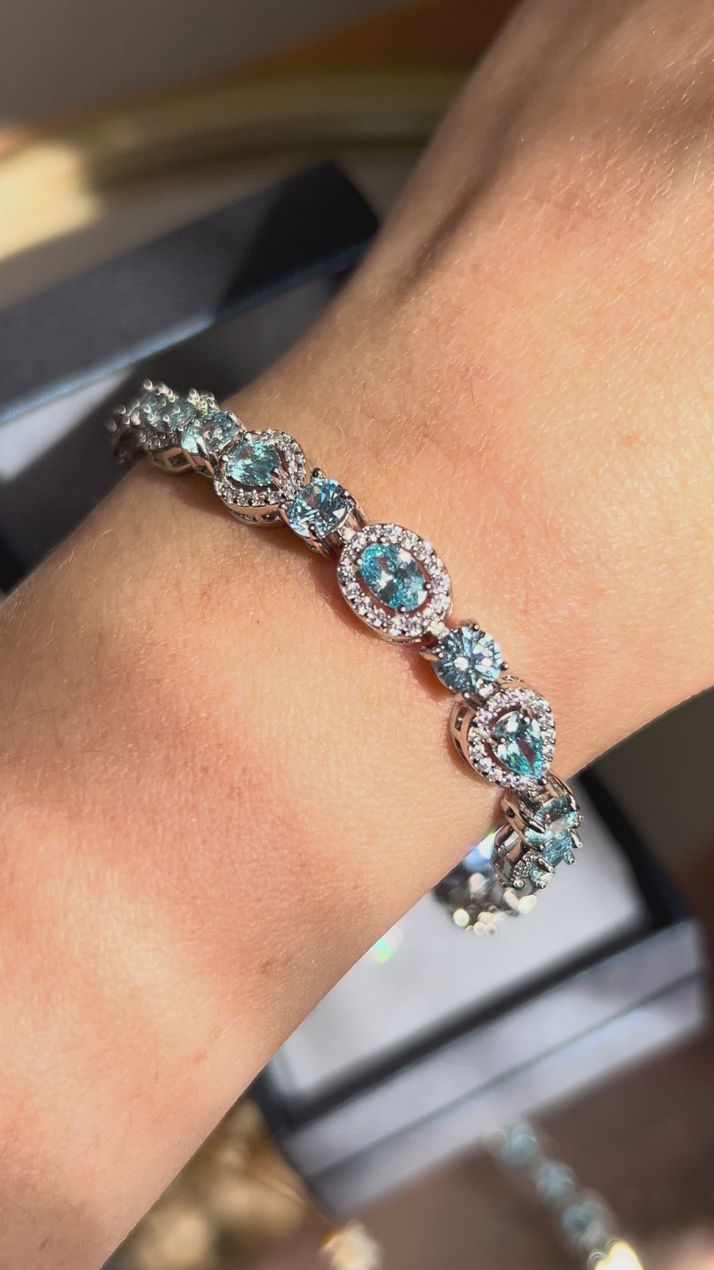 EarCuff Kate Agua Marinha