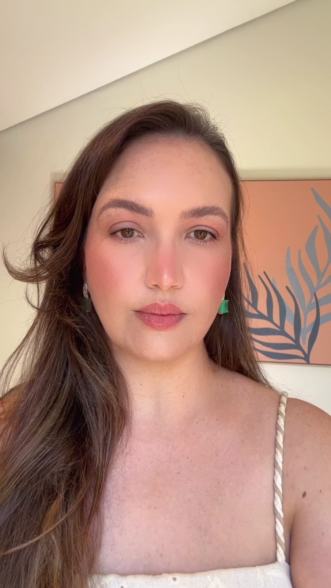 Conjunto Brinco e Colar Aro com Pingente Removível Turmalina