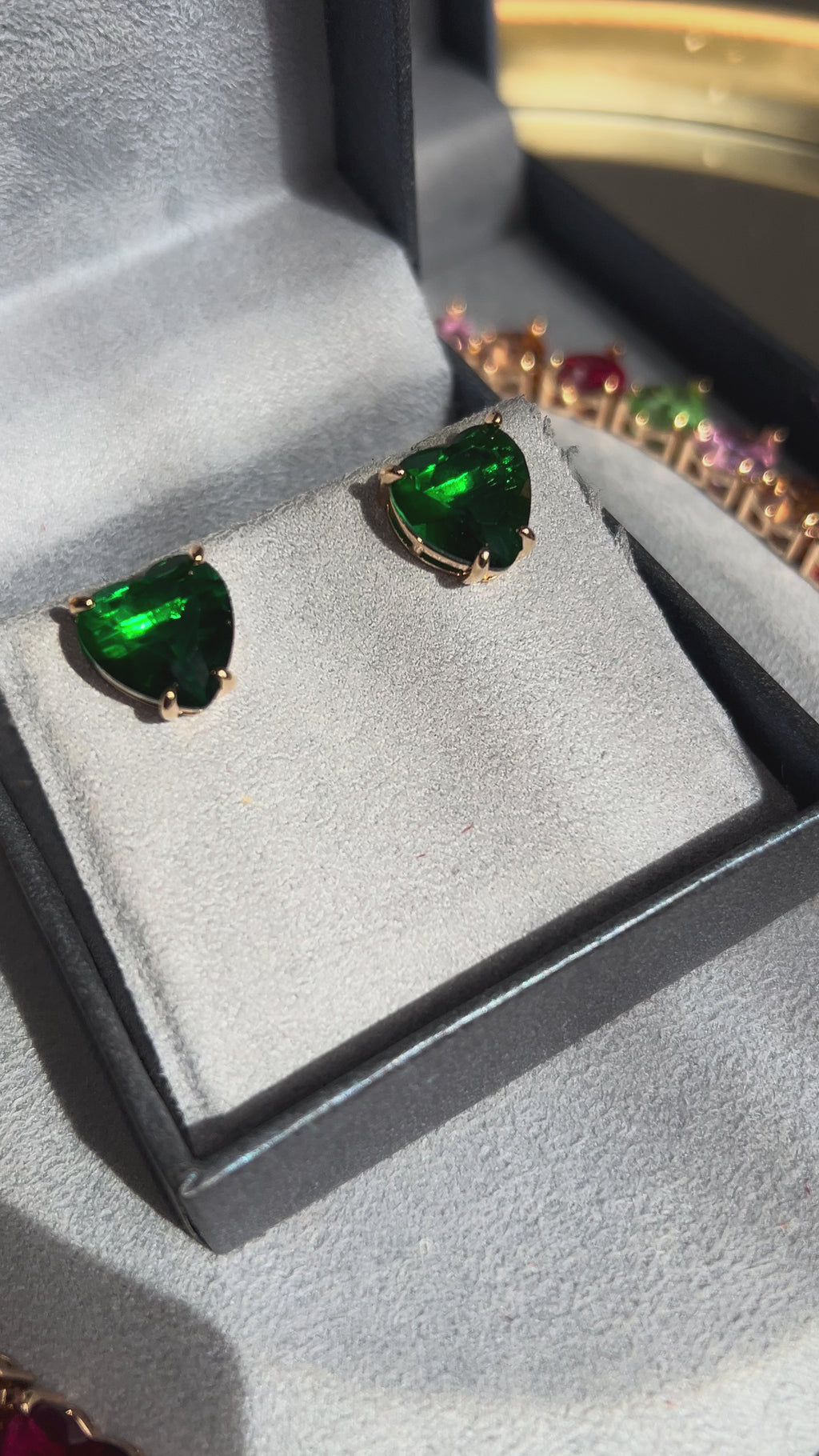 Conjunto Brinco e Colar Harts Colors Dourado