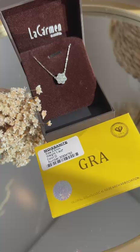 Colar Jardim Glam Moissanite 1.4 ct