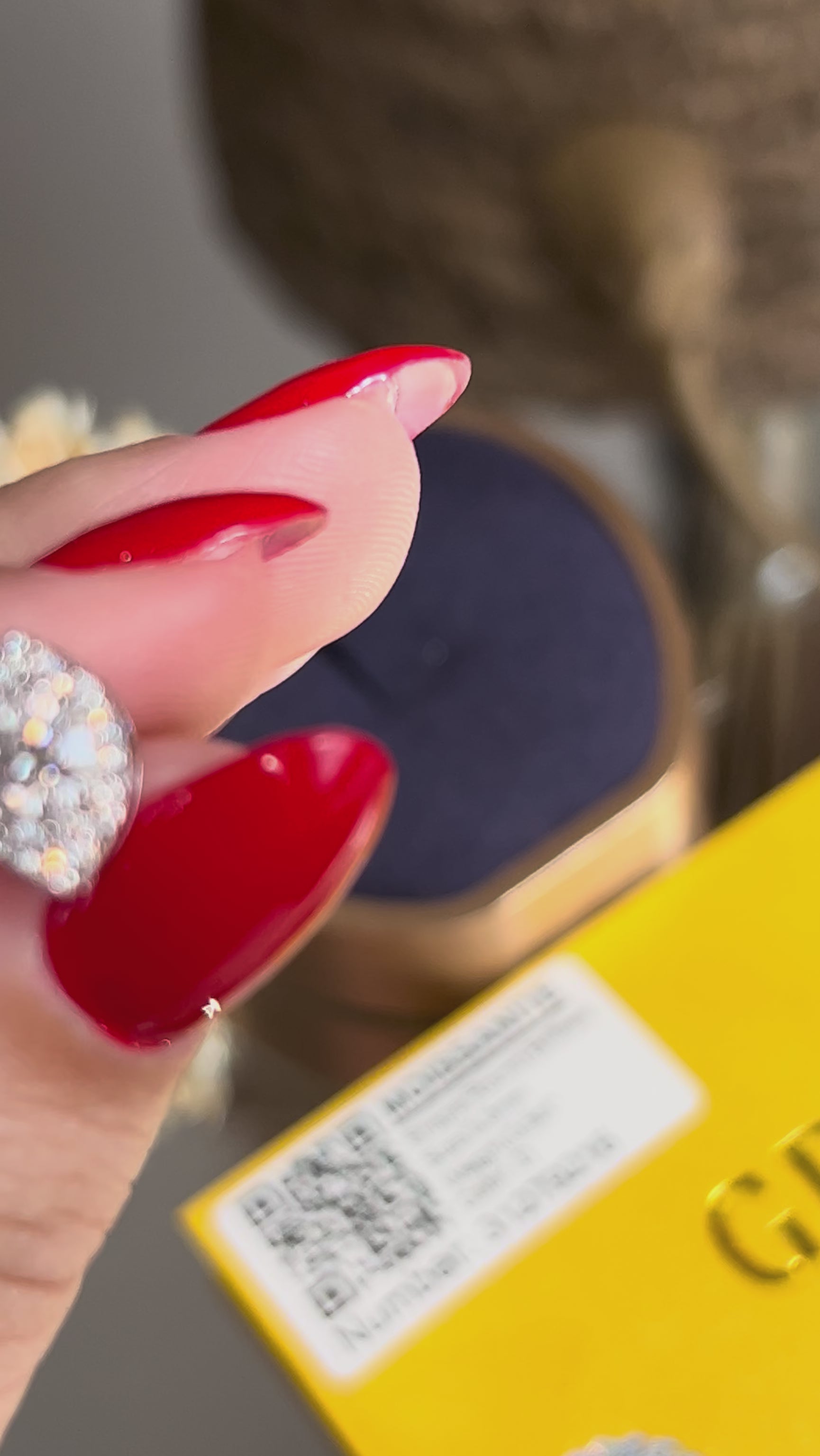 Brinco Navete Moissanite 5mm 0,5ct