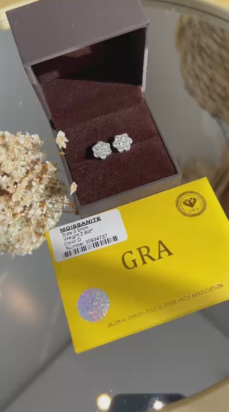 Brinco Jardim Glam Moissanite 2.8 ct