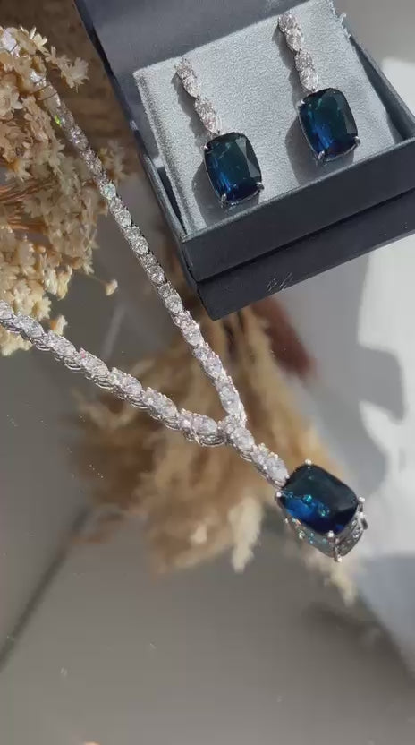 Conjunto Lady Azul Safira