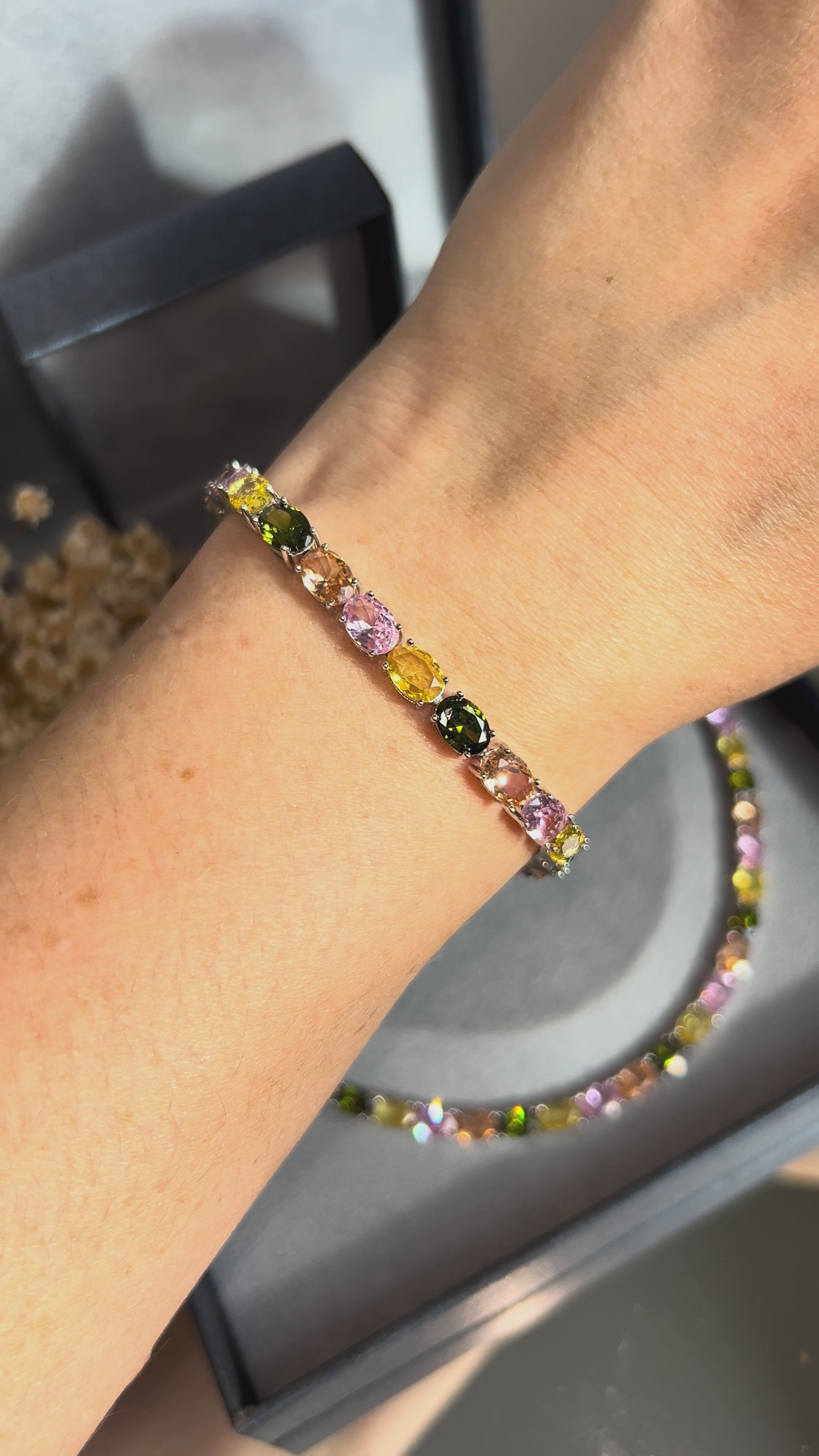 Pulseira Riviera Pedras Ovais Helenita